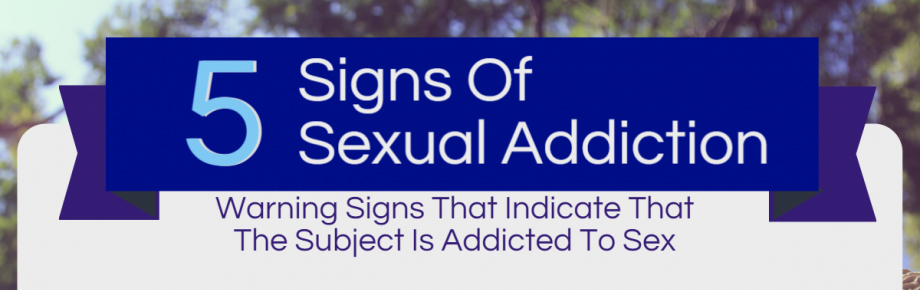 Signs of sexual addiction infographic