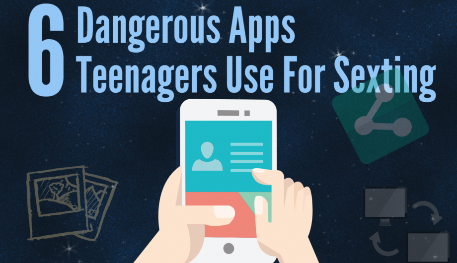 6 Dangerous Apps for Teens-infographic