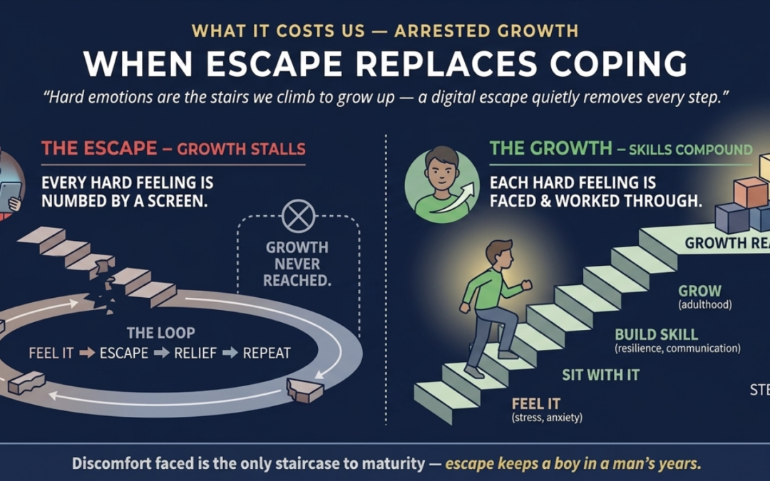 When Escape Replaces Coping: Facing Pornography Addiction and Arrested Development in Teen Boys