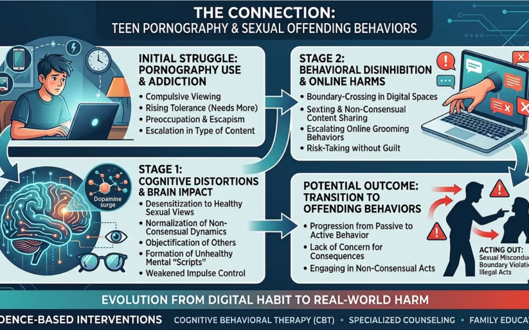 Bridging the Gap: How Teen Pornography Use Can Escalate to Real-World Sexual Harm